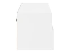 Sil Mueble de pared para TV madera de ingeniería blanco 80x30x30 cm