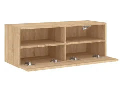 Sil Mueble de pared TV madera ingeniería roble Sonoma 80x30x30 cm