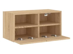 Sil Mueble de TV de pared madera ingeniería roble Sonoma 60x30x30cm