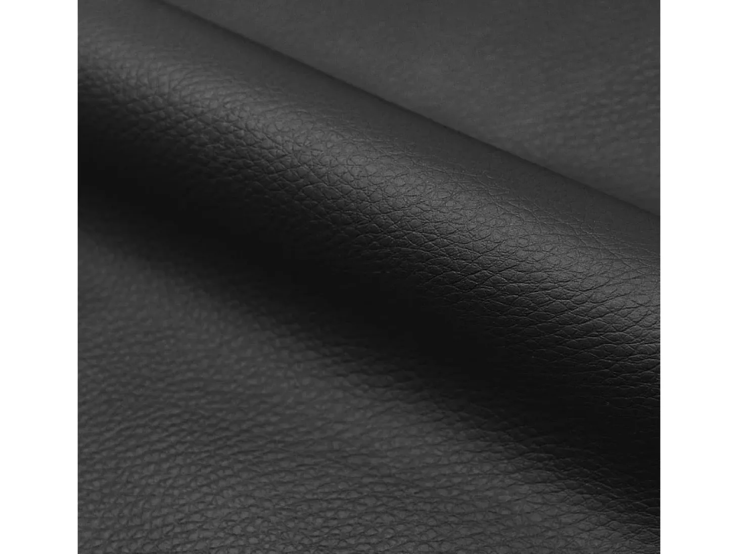 Silla de bar ajustable 65/86 cm en piel sintética negra - Melchior