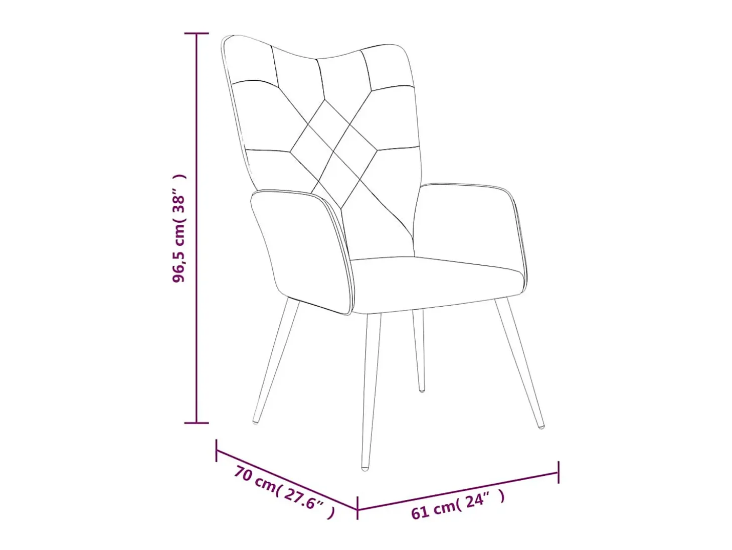 Silla de relajación con reposapiés tela patchwork