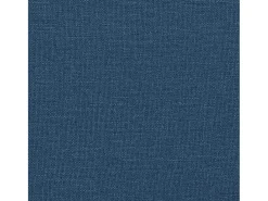 Silla de relajación con reposapiés tela azul
