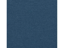 Silla de relajación con reposapiés tela azul