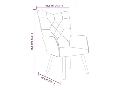 Silla de relajación de tela patchwork