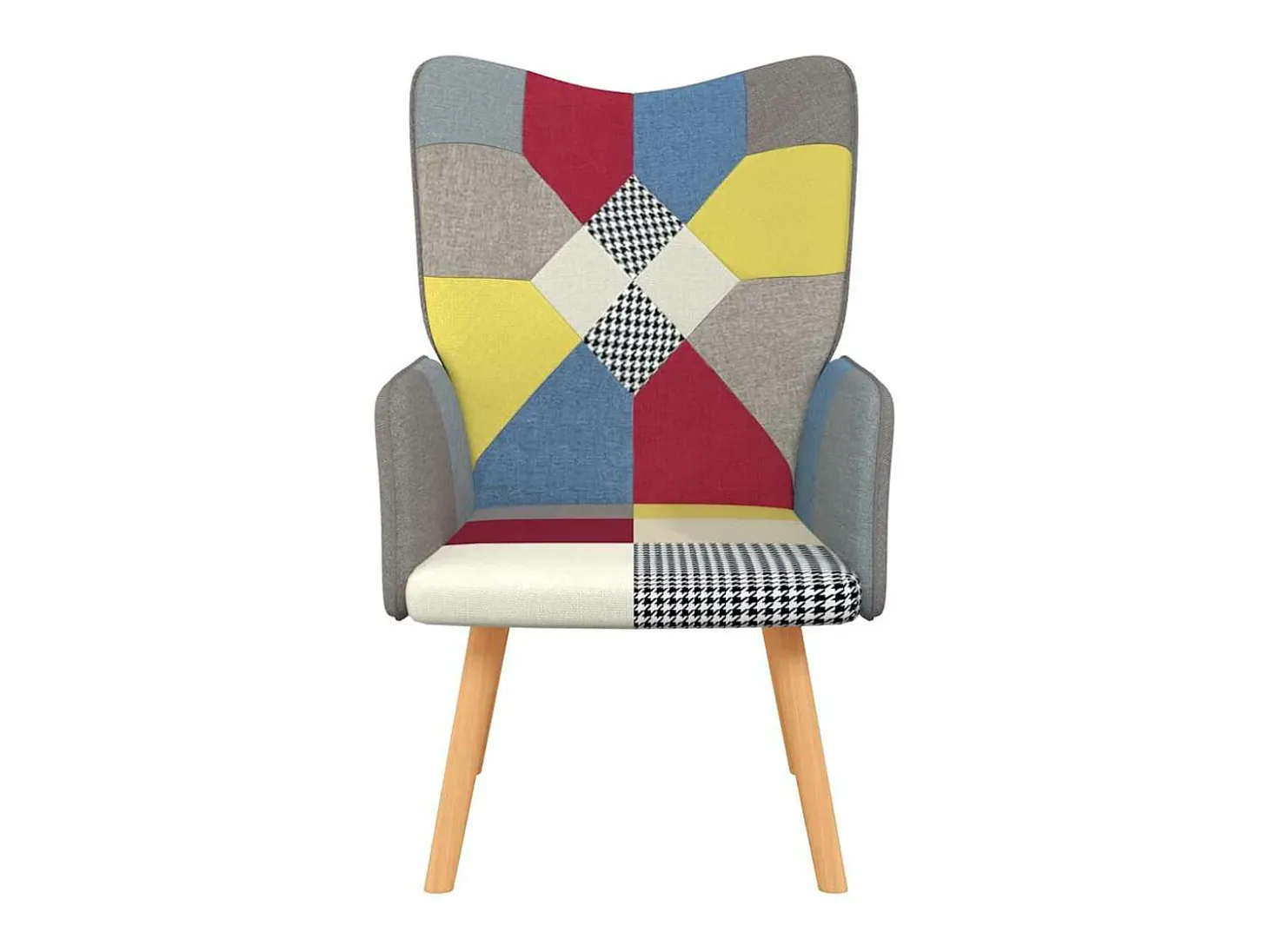 Silla de relajación de tela patchwork