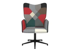 Silla de relajación de tela patchwork