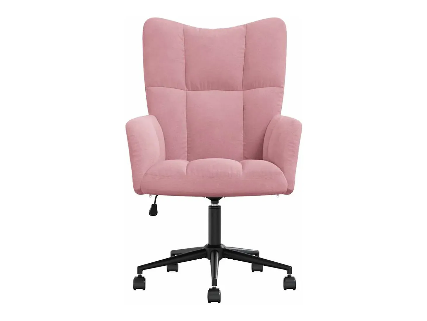 Silla de relajación de terciopelo rosa