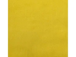 Silla de relajación de terciopelo amarillo mostaza
