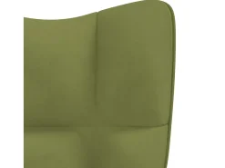 Silla de relajación de terciopelo verde claro