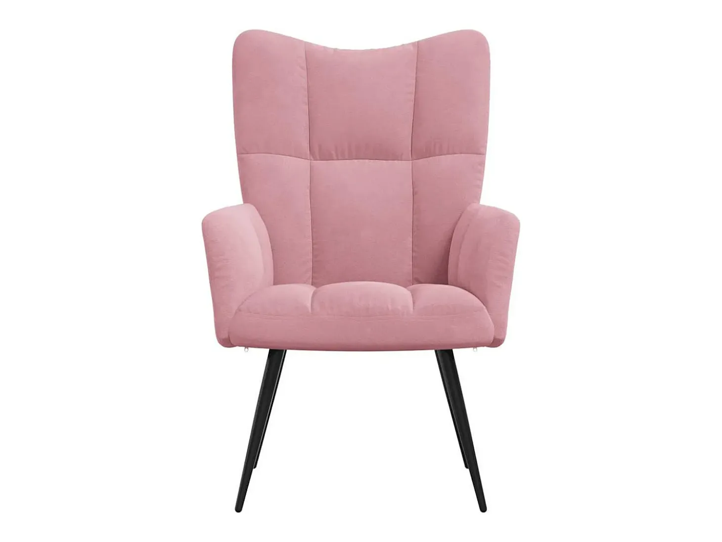 Silla de relajación de terciopelo rosa