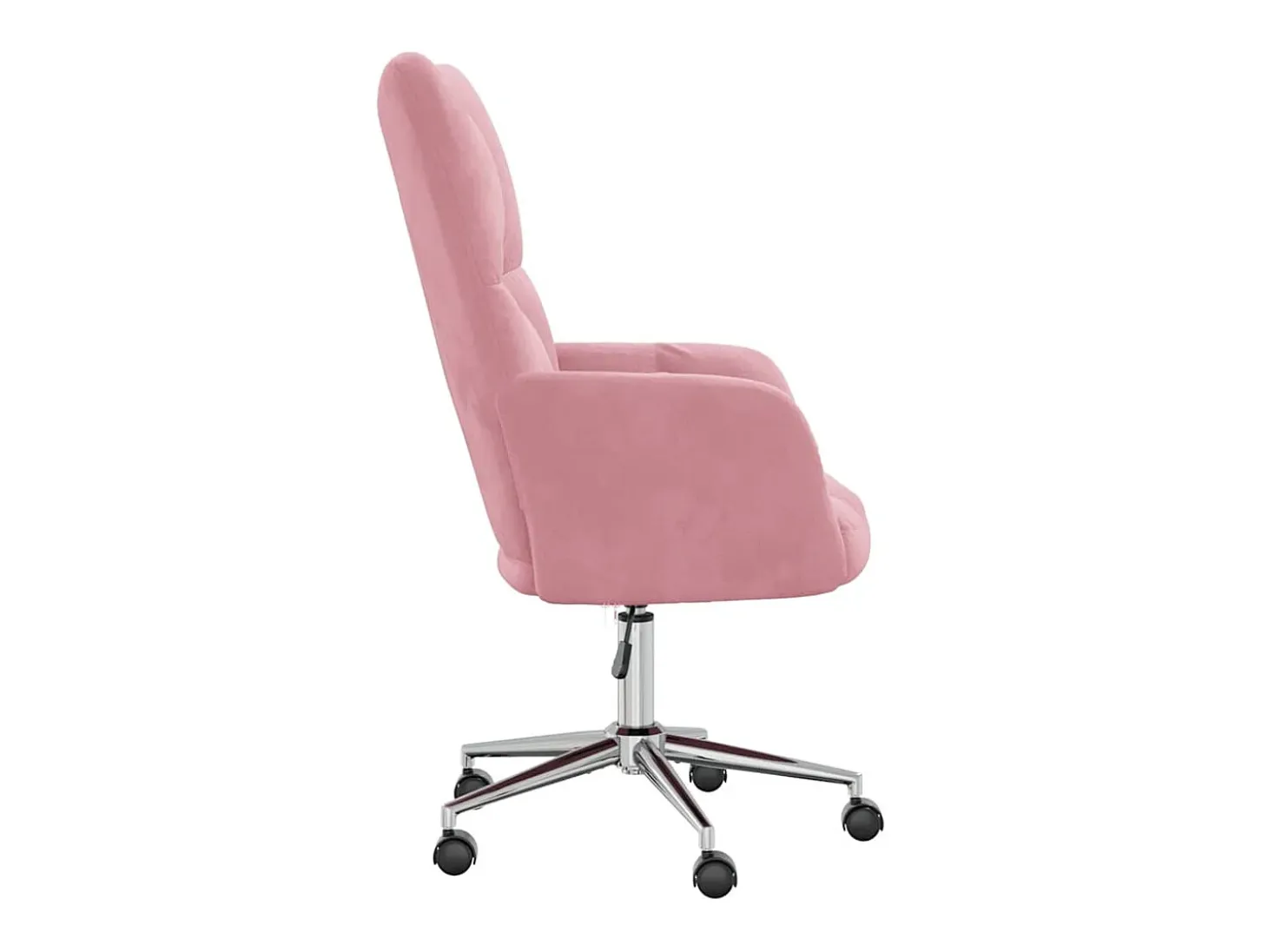 Silla de relajación de terciopelo rosa