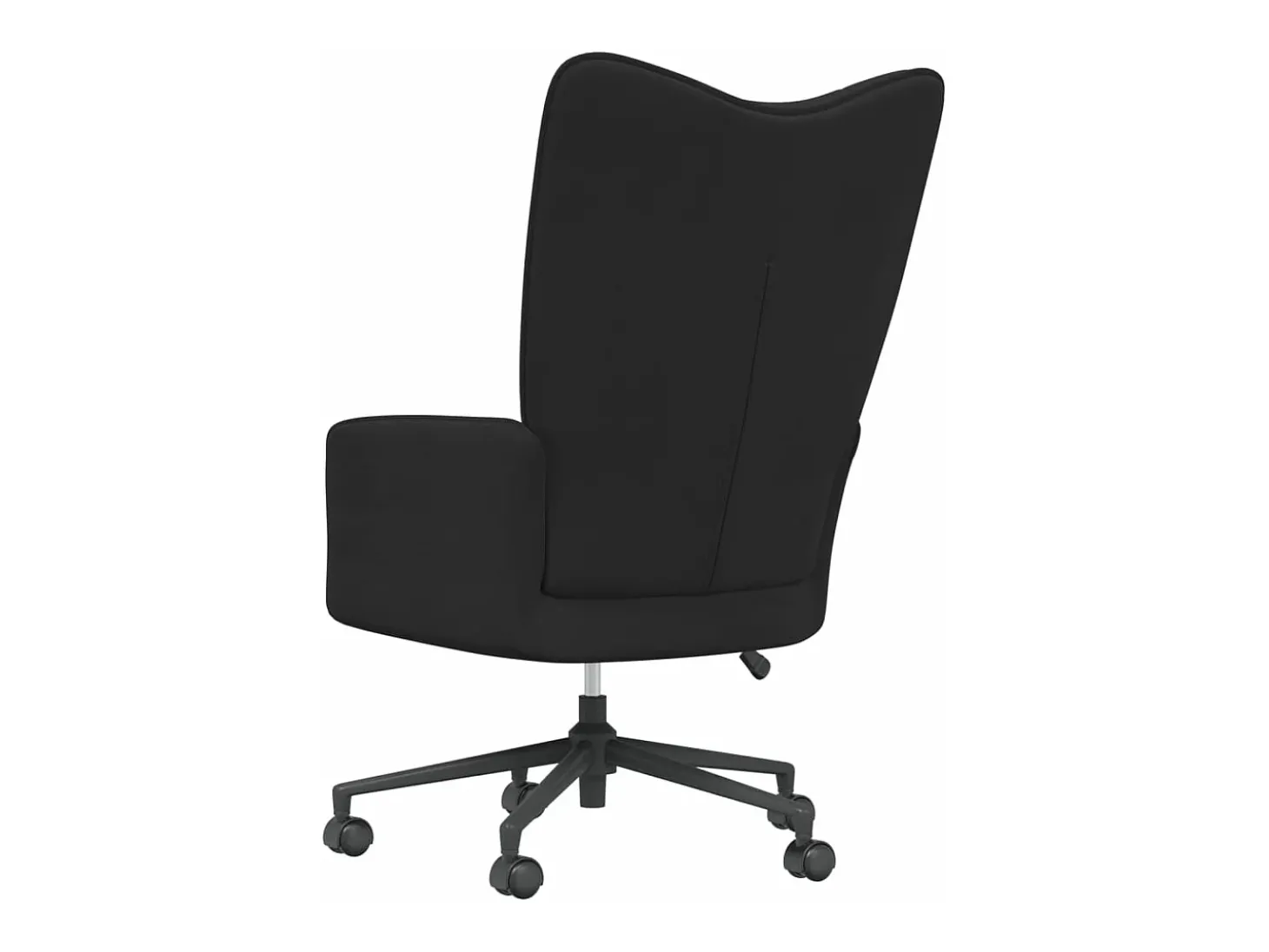 Silla de relajación de terciopelo negro
