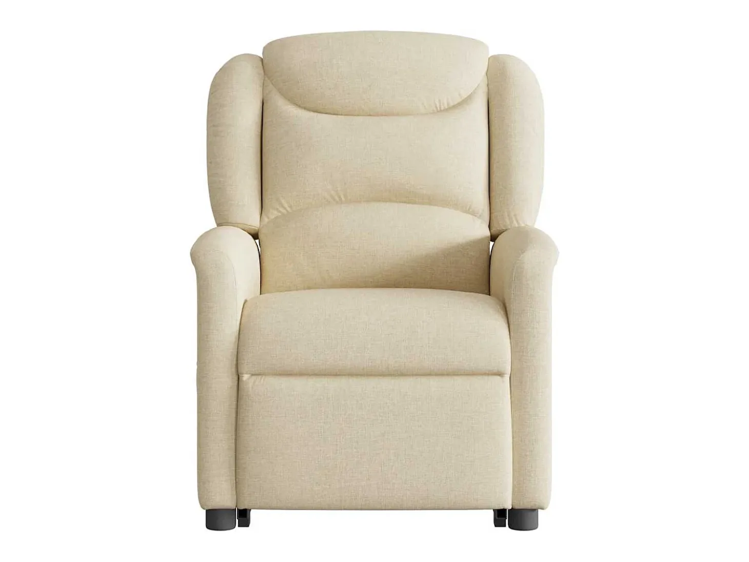 Silla de relax | Sillón eléctrico reclinable elevable de tela color crema SHL2366