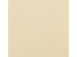 Silla mecedora de tela blanco crema