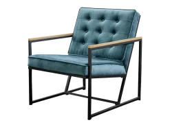 Sillón - Azul terciopelo - ARLY