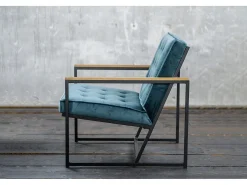 Sillón - Azul terciopelo - ARLY