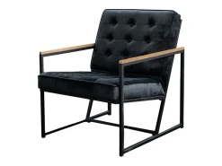 Sillón - Negro terciopelo - ARLY