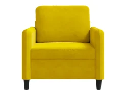 Sillón Amarillo 60 cm Terciopelo