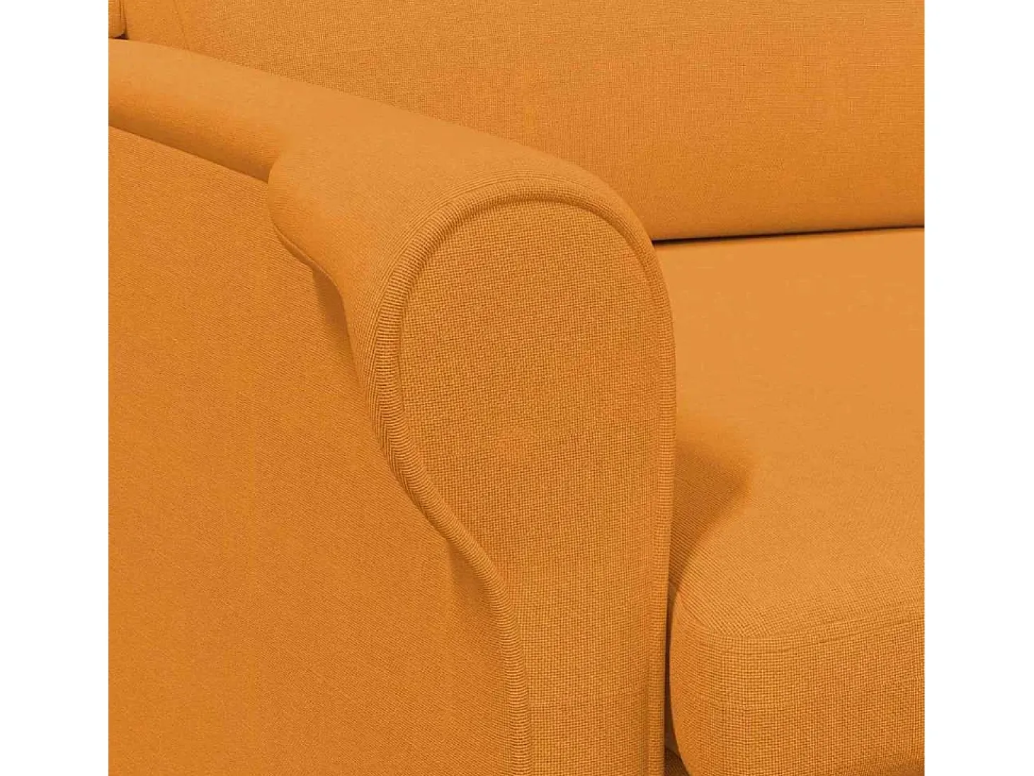 sillón Amarillo oscuro 76 x 94 x 102 cm tela
