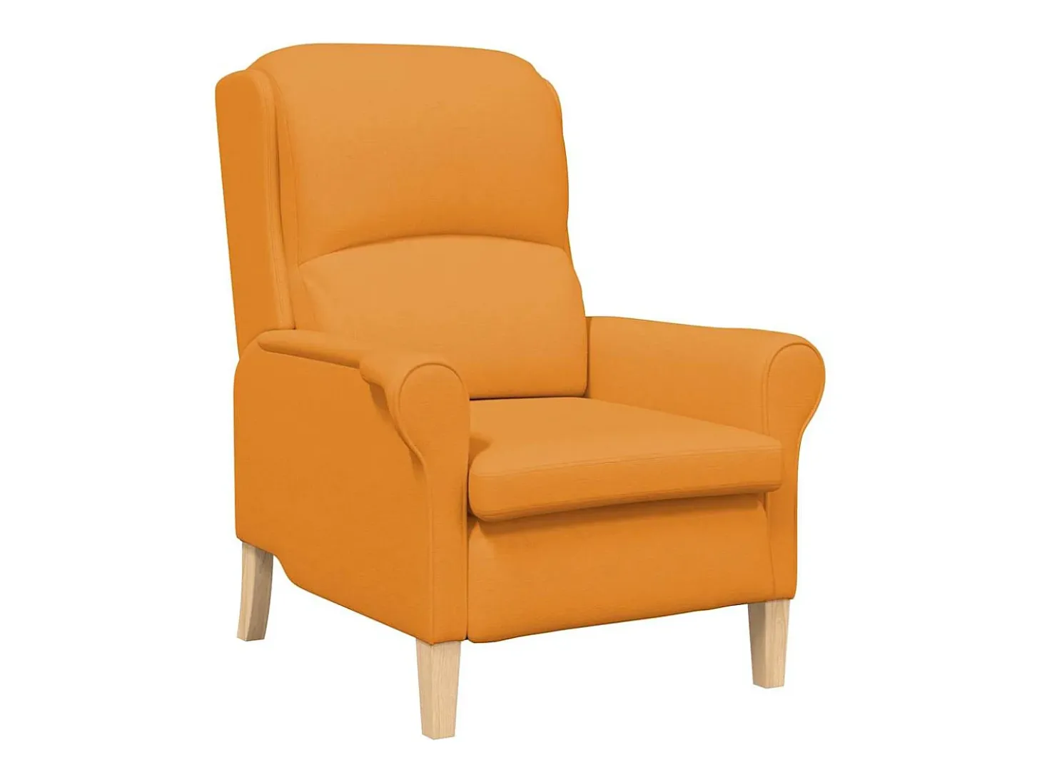 sillón Amarillo oscuro 76 x 94 x 102 cm tela
