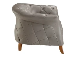 Sillón Chester piel gris 5132 ANGEL CERDA