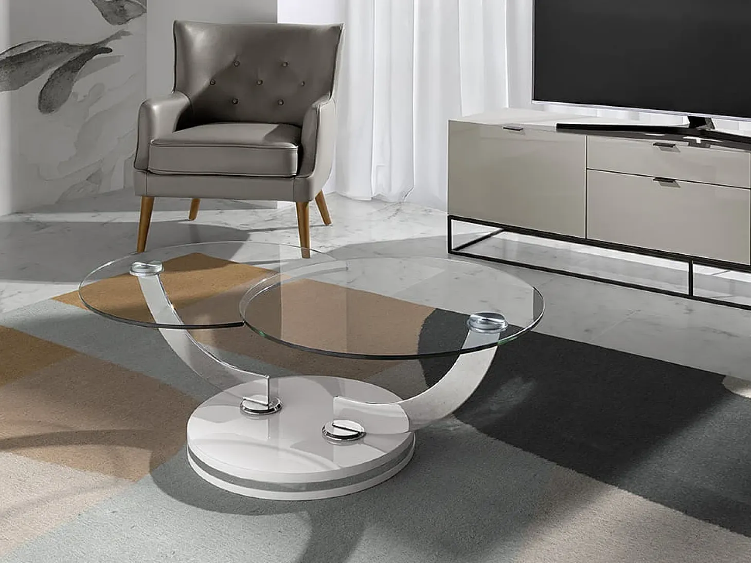 Sillón Chester piel gris oscuro 5085 ANGEL CERDA