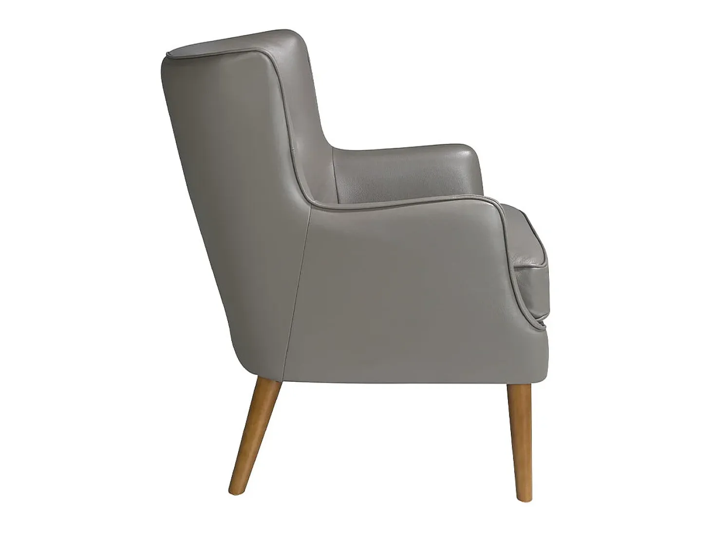 Sillón Chester piel gris oscuro 5085 ANGEL CERDA