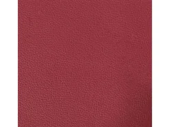 Sillón Chesterfield de cuero artificial rojo tinto