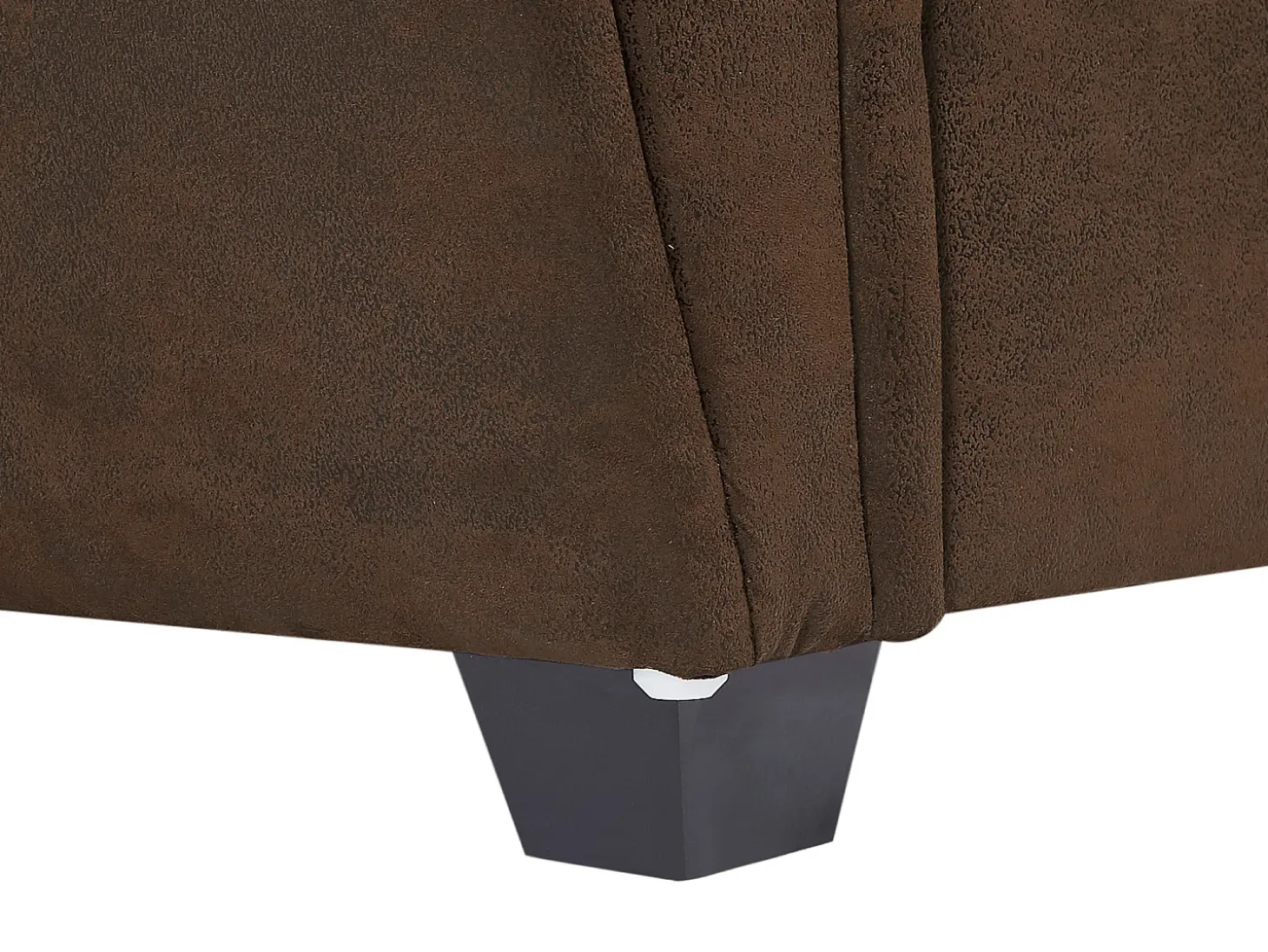 Sillón club VICTORY III en microfibra con efecto cuero envejecido