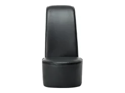 Sillón con forma de zapato de tacón cuero sintético negro