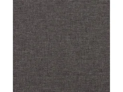 Sillón con patas mecedoras y taburete de tela gris oscuro
