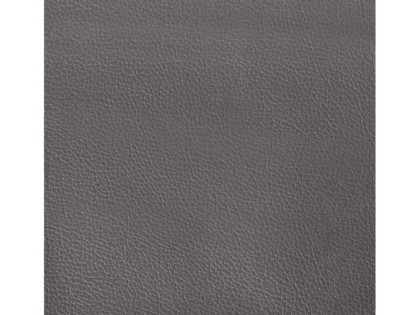 Sillón con reposapiés Gris 60 cm Piel sintética