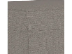 Sillón con reposapiés Tela Taupe 60 cm