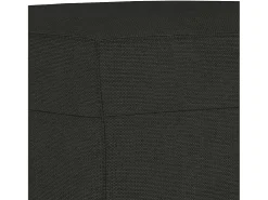 Sillón con reposapiés Tela Negro 60 cm