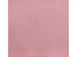 Sillón con taburete terciopelo rosa 60 cm