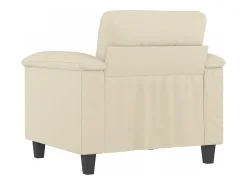 Sillón Crema 60 cm Piel Sintética