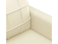 Sillón Crema 60 cm Piel Sintética
