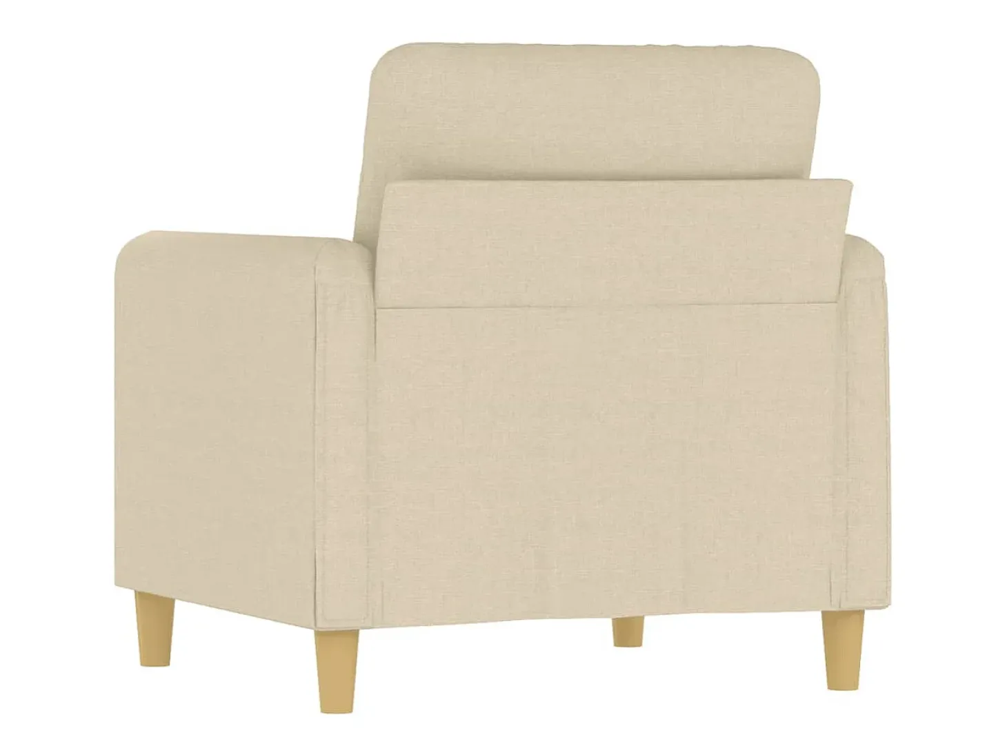 Sillón Crema 60 cm Tela
