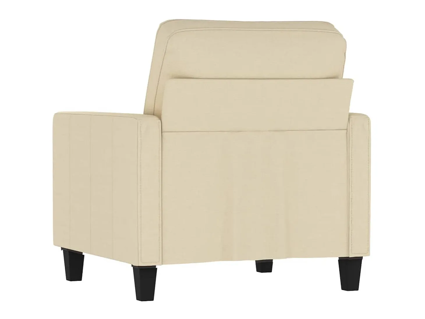 Sillón Crema 60 cm Tela