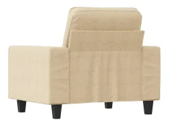 Sillón Crema 60 cm Tela