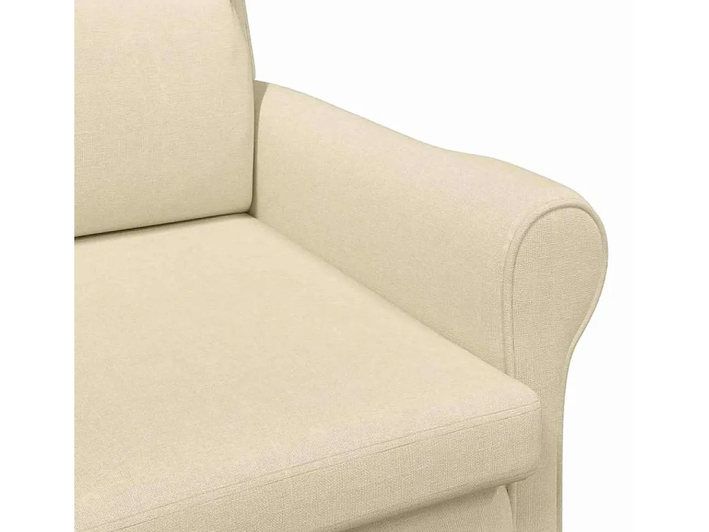 sillón Crema 76 x 94 x 102 cm tela