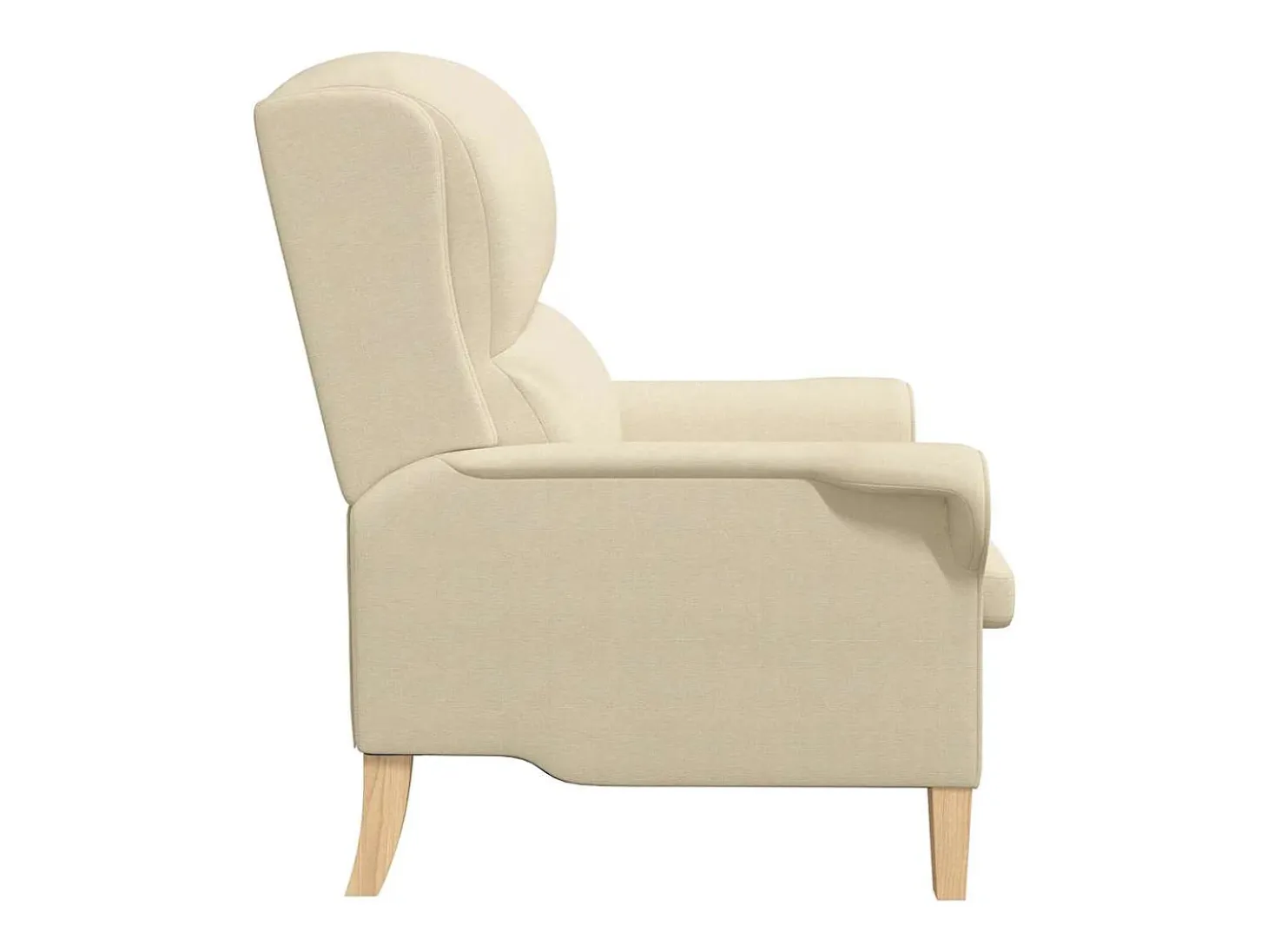 sillón Crema 76 x 94 x 102 cm tela