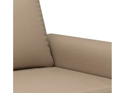 Sillón cuero sintético color capuchino 60 cm
