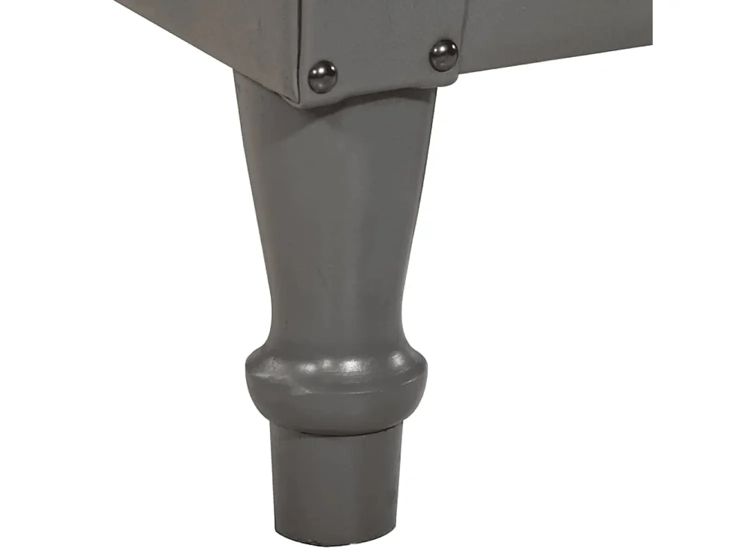 Sillón de cuero auténtico gris