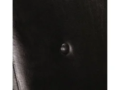 Sillón de cuero auténtico negro