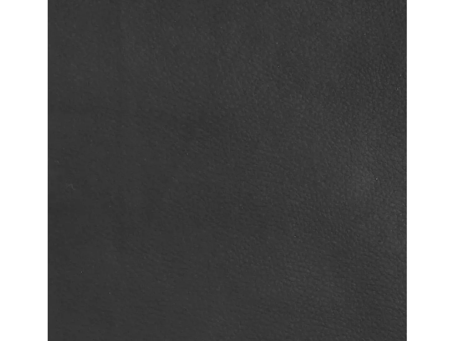 Sillón de cuero sintético negro 61x78x80 cm
