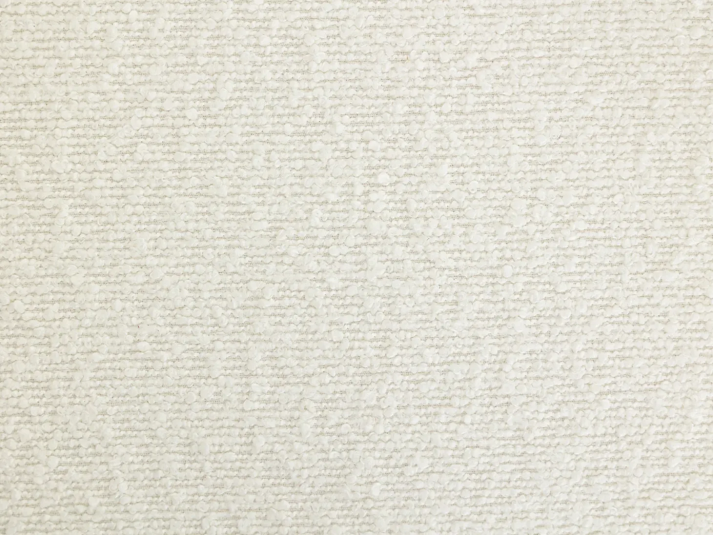 Sillón de diseño de tela bouclé color blanco ISPARTA