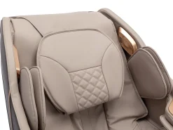 Sillón de masaje de imitación cuero, sistema de gravedad cero, gris, MOWATA