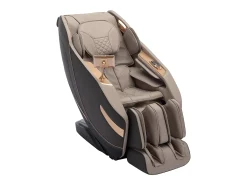 Sillón de masaje de imitación cuero, sistema de gravedad cero, gris, MOWATA