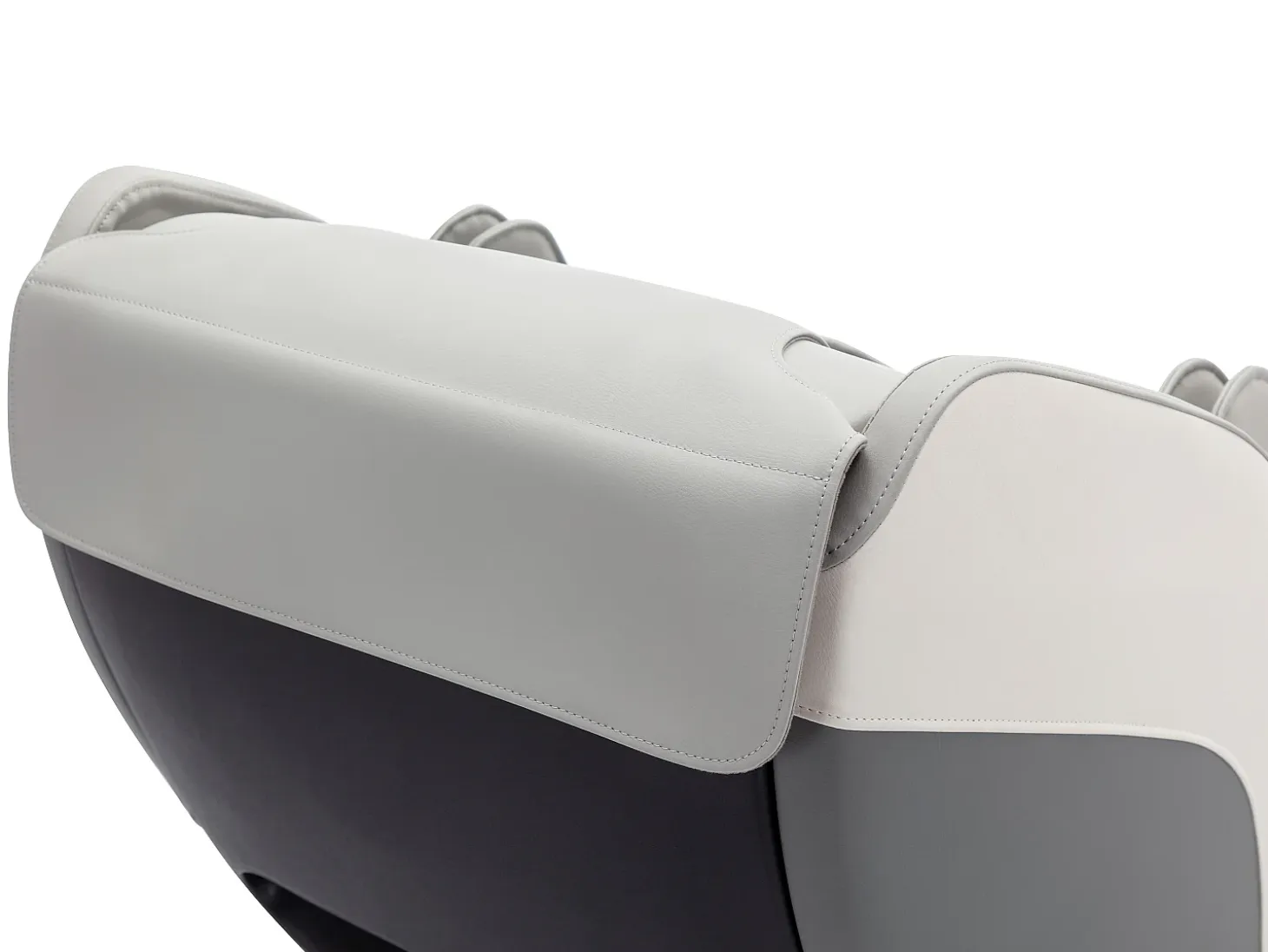 Sillón de masaje de piel sintética, sistema de gravedad cero, gris, MOWATA